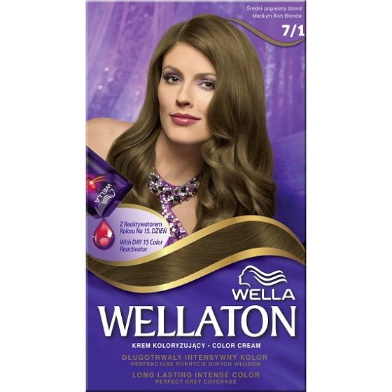 Wella Wellaton Creme Haarfarbe 7/1 Mittel aschblond