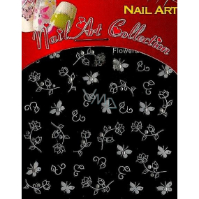 Absolute Cosmetics Nail Art selbstklebende 3D-Nagelaufkleber GS40 1 Blatt