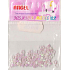 Engel Ornamente Blumen und Sterne rosa 1 Packung