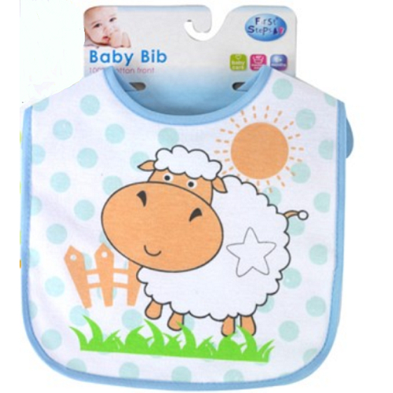Erste Schritte Farm Lätzchen Two Layer Cotton + Peva Sheep 1 Stück