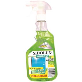 Sidolux Window Nano Code Zitronenduft für Fenster Spray 500 ml