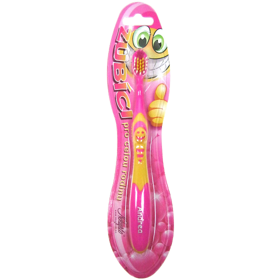 Nekupto Zubíci Zahnbürste für Kinder namens Andrea soft 1 Stück