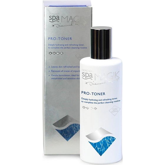 Spa Magik Pro-Toner reinigendes Anti-Aging-Tonikum basierend auf der Wirkung von Mineralien für empfindliche Haut 260 ml