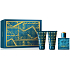 Versace Eros pour Homme Eau de Toilette für Männer 50 ml + Duschgel 50 ml + Aftershave 50 ml, Geschenkset