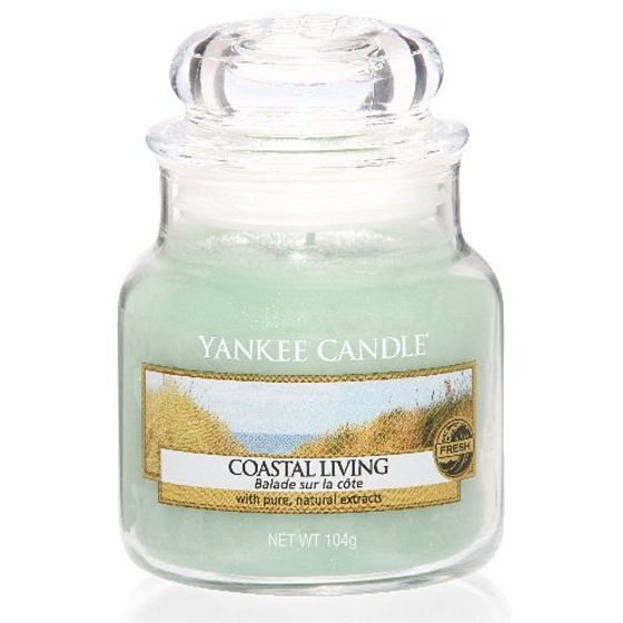 Yankee Candle Coastal Living - Klassische Küstenduftkerze kleines Glas 104 g