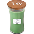 WoodWick Palm Leaf - Duftkerze Palmblatt mit Holzdocht und Deckel, großes Glas 609,5 g
