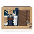 Baylis & Harding Men Ginger and Lime 2 in 1 Shampoo und Duschgel 300 ml + Toilettenseife 150 g + Aftershave Balsam 130 ml + Duschgel 130 ml + Kulturbeutel, Kosmetikset für Männer
