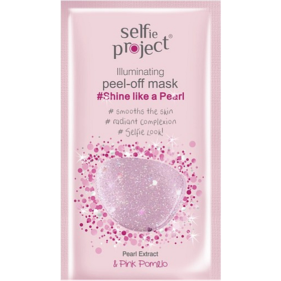 Selfie Project Aufhellende Peeling-Maske für schälende Haut, die wie eine Perle leuchtet 12 ml