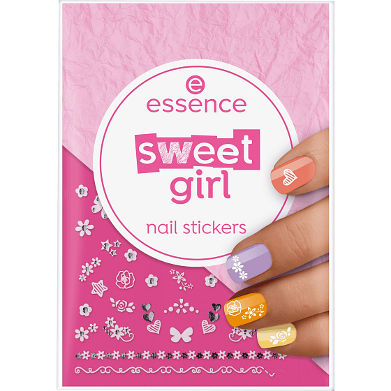 Essence Sweet Girl Nagelaufkleber Nagelaufkleber 44 Stück