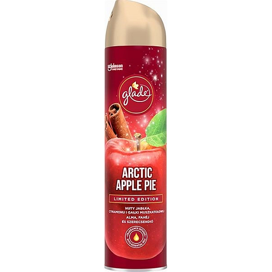 Glade Arctic Apple Pie mit dem Duft von Apfel, Zimt und Muskatnuss Lufterfrischer Spray 300 ml