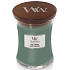 WoodWick Sage & Myrht - Duftkerze mit Salbei und Myrrhe mit Holzdocht und Deckelglas Medium 275 g