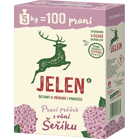 Hirsch Flieder Seife Waschmittel Box 100 Dosen 5 kg