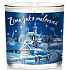Nekupto Fashion Weihnachtsduftkerze Winter wie gemalt 7 x 7,5 cm