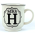 Albi Keramikteller mit Aufschrift Mrs H 320 ml