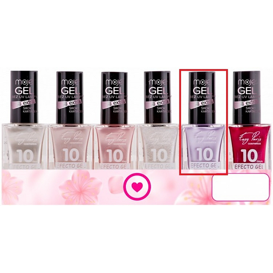 My Easy Paris 10Days Efecto Gel Nagellack 029 Lila 15 ml