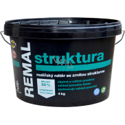 REMAL Struktura malířská barva se zrnitou strukturou, 4 kg