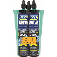 Ceys chemische Hohlraum-Anker Vinylester, 300 ml, 2 + 1