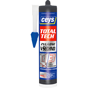 Ceys Total Tech universal Kleber und Dichtmittel, schwarz, 290 ml