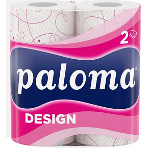 Paloma 2-lagige Design-Papierhandtücher, 2 Stück, 11 m