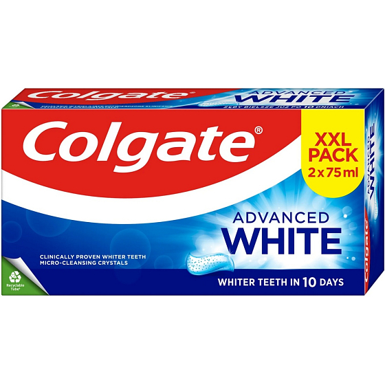 Colgate Zahnpasta Advanced White 2 x 75 ml