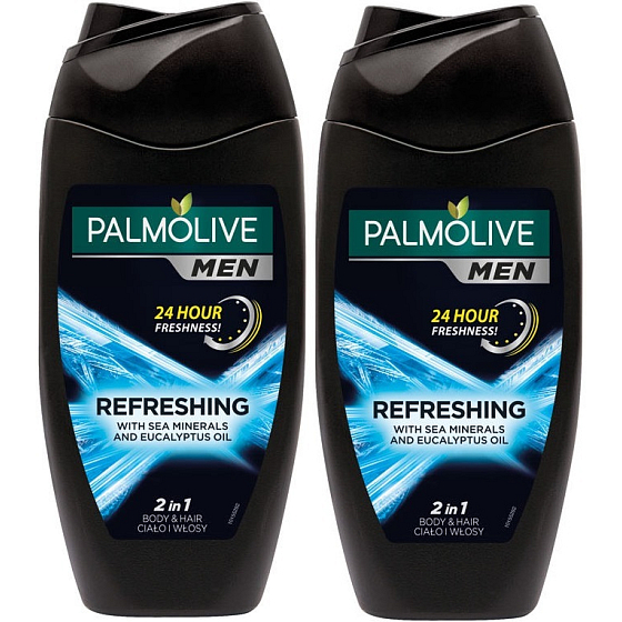 Palmolive Men Erfrischendes Duo 2in1 Duschgel 2 x 250 ml