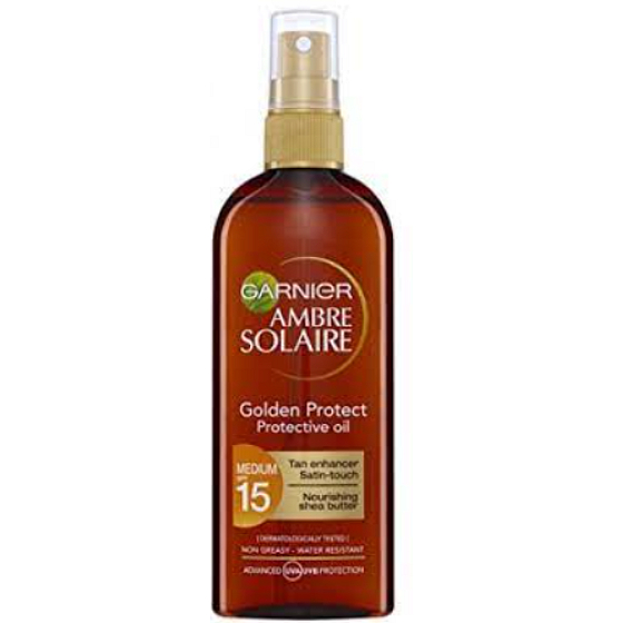 Garnier Ambre Solaire Golden Protect OF15 Bräunungsöl 150 ml