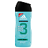 Adidas Extra Fresh 3 in 1 Duschgel für Körper, Haare und Gesicht für Männer 250 ml
