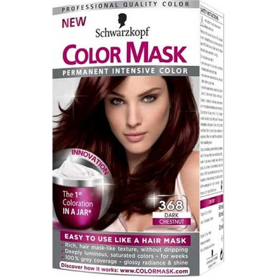 Schwarzkopf Color Mask Haarfarbe 368 Dark Chestnut