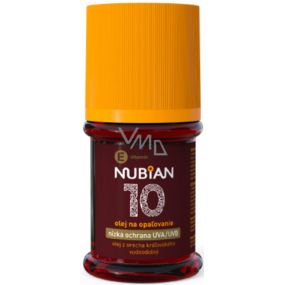 Nubian OF10 Sonnenöl, geringer Schutz 60 ml