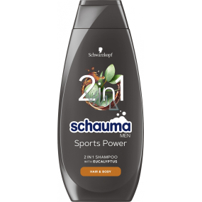 Schauma Men Sports Power stärkendes Shampoo für Haar und Körper 400 ml