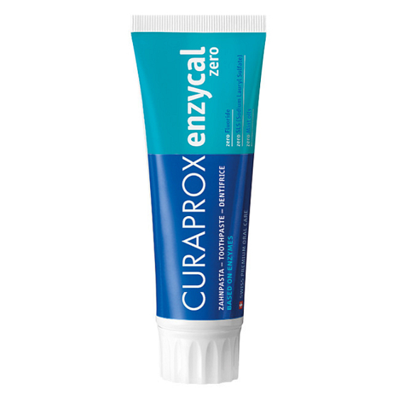 Curaprox Enzycal Zero Zahnpasta begrenzt die Bildung von achtern von 15 ml
