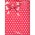 Nekupto Geschenk Papiertüte 32,5 x 26 x 13 cm Rote Schleife 1 Stück 841 30 BL