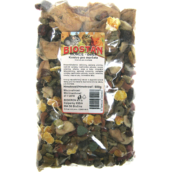 Biostan Guinea Pig Delux Futter für Meerschweinchen 500 g