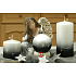 Lima Glitter Star Candle Schwarzer Ball Durchmesser 80mm 1 Stück