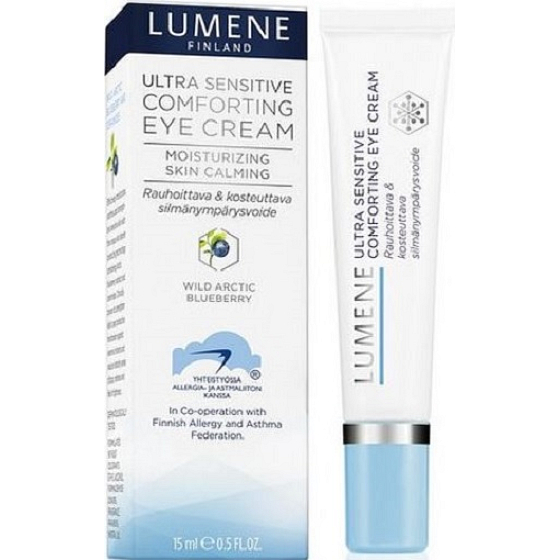 Lumene Ultra Sensitive Comforting Eye Cream beruhigende und feuchtigkeitsspendende Augencreme für sehr empfindliche Haut 15 ml
