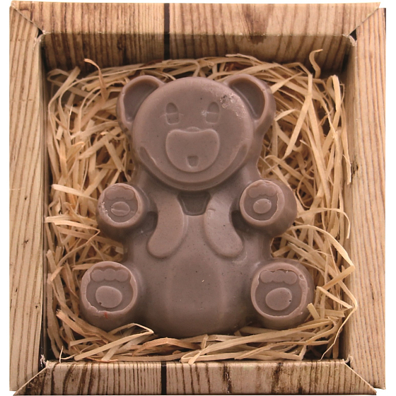Böhmen Geschenke Teddybär handgemachte Toilettenseife in einer Box von 60 g