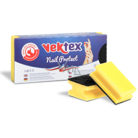 Vektex Nail Protect Geschirrspülschwamm geformt 9,5 x 6,5 x 4,5 cm 3 Stück