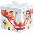 Angel Folding Geschenkbox mit Band Bunte Blumen 17 x 17 x 17 cm