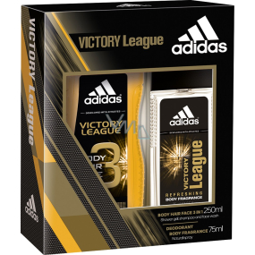 Adidas Victory League parfümiertes Deodorantglas für Männer 75 ml + Duschgel 250 ml, Kosmetikset Adidas Victory League parfümiertes Deodorantglas für Männer 75 ml + Duschgel 250 ml, Kosmetikset