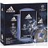 Adidas UEFA Champions League Champions Edition Eau de Toilette für Männer 100 ml + Deodorant Spray 150 ml + Duschgel 250 ml, Geschenkset