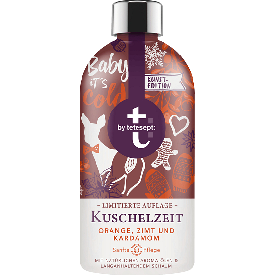 T: BY Tetesept Kuschelzeit Zeit, Wintergewürze mit Orangenölbadeschaum 420 ml zu umarmen