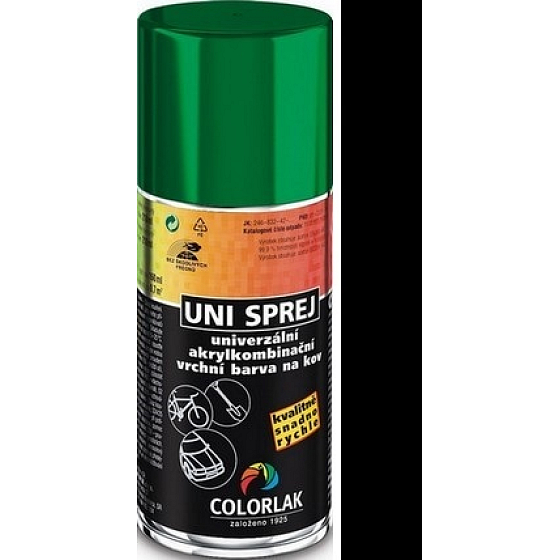 Colorlak Uni Universal Acryl Kombinationsfarbe für Metallspray 1999 Schwarz 160 ml