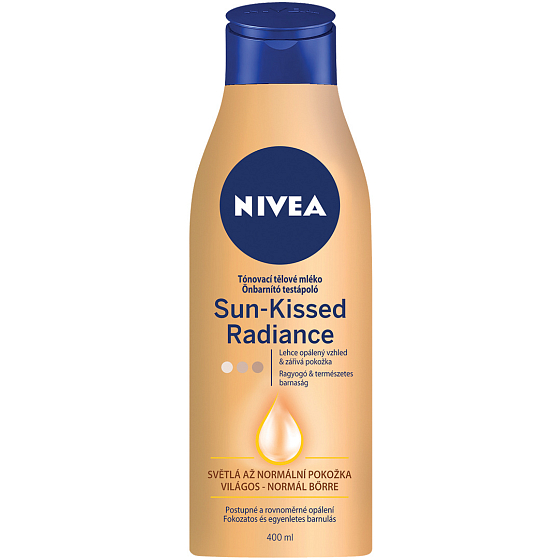 Nivea Sun Kissed Radiance tonisierende Körperlotion für leichte bis normale Haut 400 ml