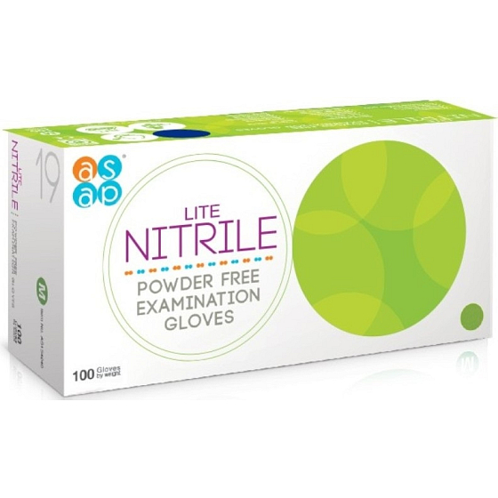 So schnell wie möglich Handschuhe Synthetisches Nitril-Latex Einwegpulverfreie Untersuchungsgröße S Box 100 Stück