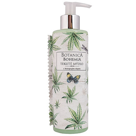 Bohemia Gifts Botanica Hanföl Flüssigseife Spender 250 ml