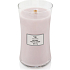 WoodWick Wild Violet - Wildviolett-Duftkerze mit Holzdocht und Deckelglas groß 609,5 g