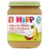 Hipp Fruit Bio-Äpfel mit Birnenfruchtbeilage, reduziertem Laktosegehalt und ohne Zuckerzusatz für Kinder 125 g