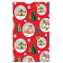 Ditipo Geschenkpapier 70 x 200 cm Weihnachtsrotfüchse im Kreis