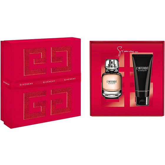 Givenchy L Interdit parfümiertes Wasser für Frauen 50 ml + Körperlotion 75 ml, Geschenkset