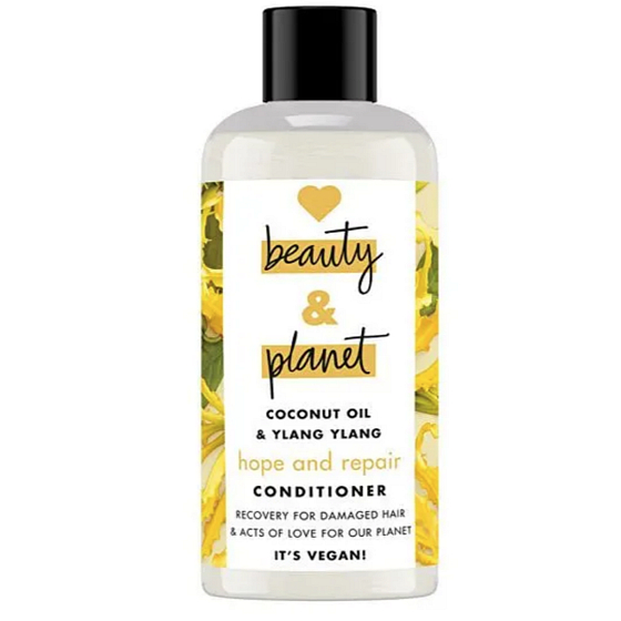 Love Beauty & Planet Ylang Ylang und Kokosöl regenerierender Conditioner für trockenes, geschädigtes Haar 100 ml